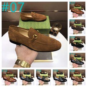 40Model Italian Men Dress Shoes 2023 Oxford Genuine Leather Moccasins Men Designer Loafers Shoes Men Classic High Quality Wedding Office Formal Shoes size 38-46