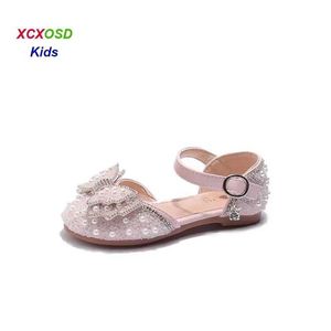 Flat Shoes xcxosd Дети девочки Детские Сандалии Новый Слайный Труп Слайный лук малыш