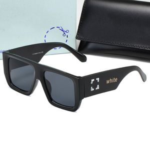 Mode färgglada solglasögon från designer glas för män och kvinnor cool stil varm tjock platta svart vit hiphop pilotglasögon ram öga 2696