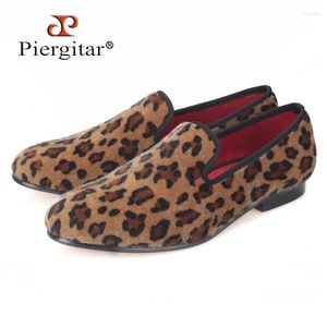 Casual Shoes Two Color Leopard Prints Loafers Men Velvet Flats Plus Size Shoe Prom US 4-17