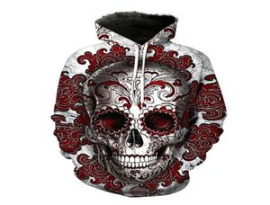 Skull 3D tryckta hoodies män kvinnor par tröjor huva pullover märke s5xl kvalitet spårsuits pojke topp mode outwear 10 st4552737