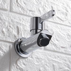 Kitchen Faucets Modern Fashion Outdoor Stainless Steel Bathroom Washing Machine Mop Pool Taps Decorative Garden Single Cold Water Faucet