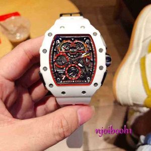 Wrist Watch Rm Designer Watch High Quality Luxury Watch Wine Barrel Shaped Titanium Case Sapphire Mirror 816a
