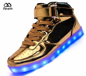 Rayzing Hightop Led Shoes for Adults New Arrived Men Casual Led Luminous Shoes Unisex Usb Charging Light Up Couple Glowing Shoe Q6885110