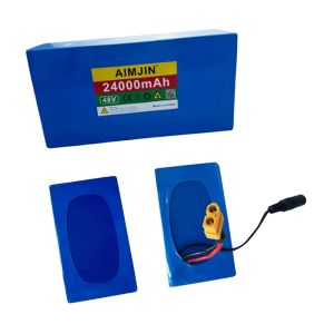 13S6P 48V 24000mah Lithium Battery Pack Suitable For Electric Bicycle Kick Scooter, 18650 Built-in Intelligent BMS Ele