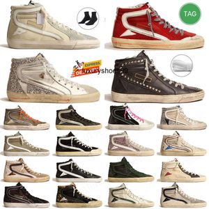 Old Sneakers Dirty Sneakers Piattaforma Designer Star Casual Shoes Casual High Top Classic Superstars Golengoosess Women Mens forcher Italia Brand Fashion Shoe
