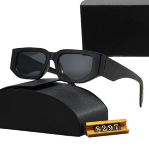 8297 XY Top luxury Sunglasses Polarizing lens designer womens Mens Goggle senior Eyewear For Women eyeglasses frame Vintage Metal Sun Glasses With Box leopard