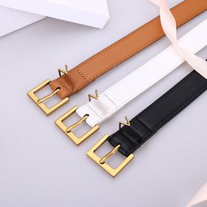 Womens Designer Belts Luxury Belt Woman Cintura Donna Gurtel silencioso Bronze Brinquela de fivela Man Letter Cérea CEINTure Belt Simple PureColor Trendy Ga02 H4