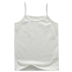 Summer Girls String Strappy Tops Tshirt Baby Children Women Camisole T-shirt barn ärmlös Vest Cotton Tank Top 2024