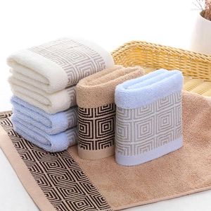 Handduk 6 st/set bomull små hand handdukar 33x33 cm fast färgbad för vuxna kök te serviette de bain