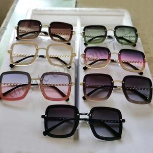 Listy modowe pełne okulary przeciwsłoneczne dla mężczyzn kobiety letnie okulary przeciwsłoneczne z pudełkiem prezentowym 235L