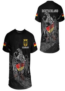 Men039s Tshirts Tyskland Deutschland Country Flag Colorful 3DPrint Menwomen Summer Streetwear Harajuku Roliga korta ärmar A38003669