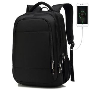 BASSAGGIO SCUOLA BACKPACK Travel di business per il computer di grande capacità USB Carica impermeabile 277E