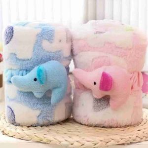 Täcken täcken täcker baby filt svävande nyfödd termisk mjuk fleece filt vinter solid sängkläder set flanell quilt spädbarn sängkläder swaddle wrap wx5.28536m