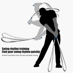 Golf Swing Aids Golf Training Aid Trainer Portable for Birthday Gifts Golf Club Swing Practice Rope for Golfer Lovers Beginners