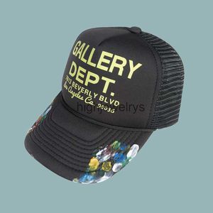 Gallerys Trucker Hat Graffiti Dept Classic Foam Baseball Cap ATK Stack GDワークショップキャップ夏高品質のユニセックス調整可能な帽子