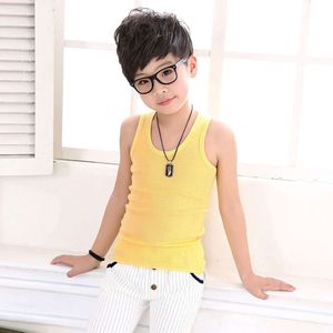 Baby Tops Children Vest Boys Girls T Shirts Sleeveless Tank Camisoles 2018 Solid Toddler Tees T-Shirt Size 90-160 Summer