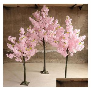 Dekorativa blommor kransar konstgjorda körsbärsträd