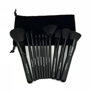 11pcs/set MC Make -up Pinsel Set Gesichtscreme Power Foundation Pinsel Multipurpose Beauty Cosmetic Tool Pinsel Set mit Beutelbeutel DHL