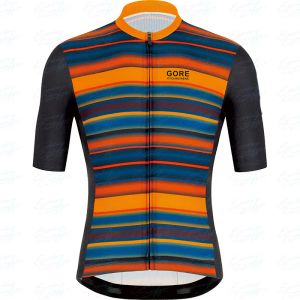 Gore Cycling Wear new Summer Men's Cycling Team jersey Bicycle Clothing Mountain Top Road sport breathable speed dry Jersey