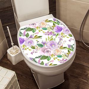 1pcs 3D Toilet Seat Wall Sticker Art Bathroom Decals Self-adhesive Removable Toilet Lid Sticker Home Decor Accessories