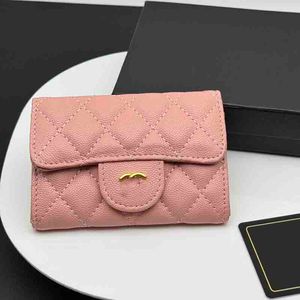 11 cm Women Mini Flap Designer Walle Caviar/Lambskin Diamond Lattice Pochet Moneta Tourse Luksusowa karta Uchwyt Zakupy Złota i srebrne sprzęt Kluczowa sake sakoche