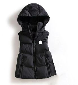 Womens Down Jacket Hooded Parkas Puffer Vest Jacket Woman Jackets Sleeveless Coat M3XL1297749