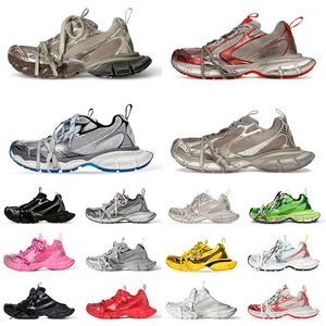 2024 NYTT TRACK 3XL DESIGNER MEN VÄLV KLÄSKOR SVART VIT MESH Bekväm nylon Triple S Casual Shoes Personliga skosnören Sneakers