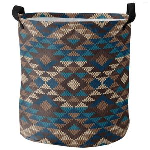 Bolsas de lavanderia Diamond Ethnic Civilização Civilização Dirty Basket Cesto Casa Casa Casa Casa Crianças Armazenamento de Brinquedos