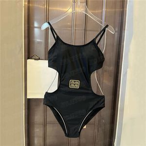 Projektant Letter Bodysuit Szybkie boskie damskie bikini bikini puste seksowne stroje kąpielowe bez pleców