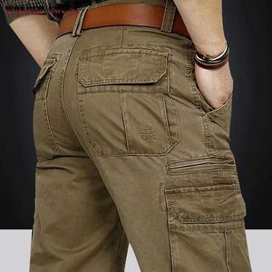 Herrenhosen Mann Cargo Hosen Freizeithosen Outdoor -Hosen Wanderungsset Fracht taktische Herren Arbeit tragen Training Anzug Baumwoll Trouse Q240529