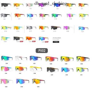 Pitviper Solglasögon Sport Google Cycling Glasses TR90 Polariserade solglasögon för män Kvinnor utomhus vindtäta glasögon 100% UV -speglade linsgrop Vipers Solglasögon 182
