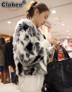 Casaco Feminino 2019 Office Winter Faux Fur Jacket Short Design Top Coat Long Sleeve Plus Size Size 2019 Women Overcoat X6737006777