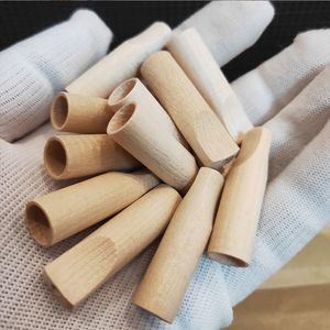 Portable Smoking Natural Wood Dry Herb Tobacco Preroll Rolling Filter Mouthpiece Wooden Cigar Holder Hand Pipes Tips Tube Cigarette Cigar Holder AccessoriesTools