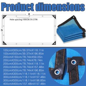 Solskugga tyg växthus skuggning netto uv resistent tyg mesh växthusöverdrag för växter blommor pergola uteplats skydd