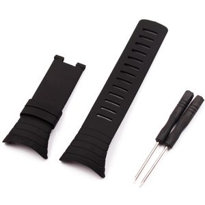 Watch Accessories For Suunto core Watches Men 100% All Standard Bracelet Black Belt Tape Strap 239Z