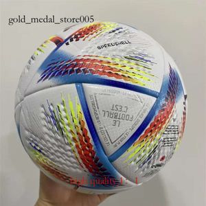 Fotbollsboll fotboll bollar grossist 2022 Qatar världs autentisk storlek 5 match fotboll faner material al hilm och al rihla jabulani brazuca32323 2444 3997 99df