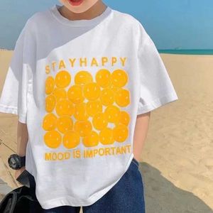 T-shirts Baby T-shirt Short Sleeve Top Childrens T-shirts For Children Infant Clothes White Tee Summer Boy Kids Tops Boys Male Crop d240529