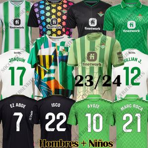 23 24 24 Koszulki piłkarskie Real Betis Camiseta de Futbol 2023 2024 MĘŻCZYZNIE MĘŻCZYZNIE KODZINKI Equipment