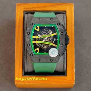 Orologio da polso RM Designer Guarda di alta qualità orologio di lusso a forma di titanio Custodia Sapphire Mirror QG6J
