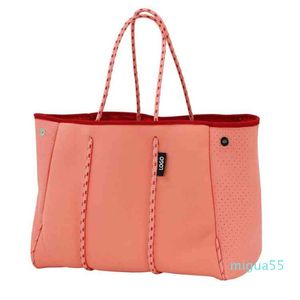 Large Capacity Neoprene Tote Handbag Beach Bag For Women 256h