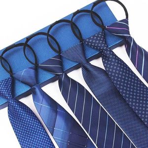 Neck Ties Mens Classic Business Tie Formal Attic Tie Fashionable Daily Neckline Accessories Striped Jacquard Neckline Wedding Party Gifts Q240528