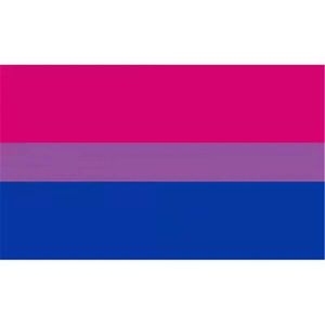 Spedizione Pride DHL 90x150 cm Bisessuale blu rosa arcobaleno decorazione per la casa gay friendly lgbt bandiera banner 3x5 piedi 0413