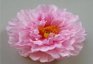 17 cm Big Peony Flowers Head Artificial Silk Flowers 9 Colors FZH0198663899