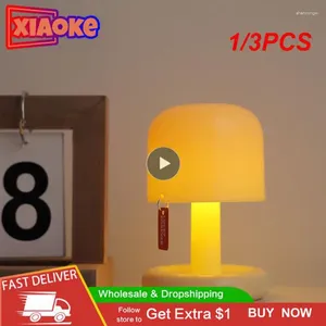 Lampy stołowe 1/3PCS Mini Desktop Night Lampa Kreatywna USB Styl grzybowy Światło LED do kawy bar do wystroju domu sypialnia