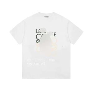 Loeweshirt Top Designer Loe Shirts Unisex Women Mens Shirts를위한 대형 티셔츠 남성 Loevwe 티셔츠 티 여성 느슨한 착용 디자이너 짧은 슬리브 ABC