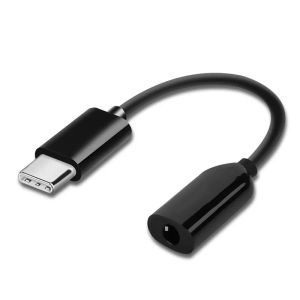 USB Type C till 3,5 mm aux ljudadapter Original för Xiaomi Mi 11 10 10 10T Pro 5G MI10 Ultra USB C 3,5 mm hörlursuttagskonverterare