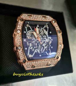Orologio da polso RM Designer Watch di alta qualità orologio di lusso a forma di titanio a forma di titanio Sapphire Mirror TNL7