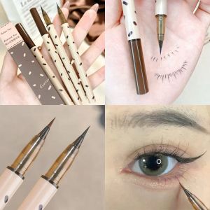 Ultra Fin Fluid Lying Silkworm Eyelash Pen Eyeliner Highlighter Pencil Smooth Lasting Eye Shadow Matte Brown Grey