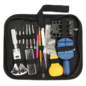 Professional 20 PCS Watch Reparation Tools Kit Set med Case Watch Tools gäller för allmänna problem med Watch för Watchmaker YD0115 190T